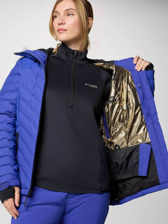 Columbia Bird Mountain Iii 2085641-516 Γυναικείο Μπουφάν για Σκι & Snowboard Μπλε