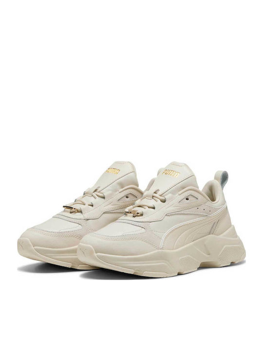 PUMA Cassia Lux Chunky Sneakers Λευκά