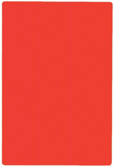 Tablecraft Πλάκα Κοπής Πολυαιθυλενίου Κόκκινη 45.5x30.5x1.5cm