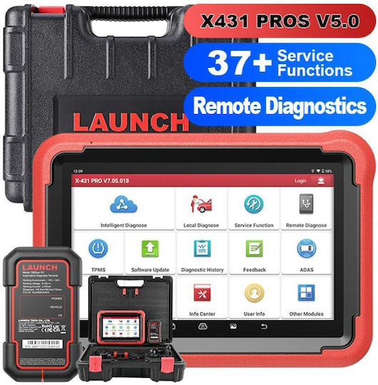 Launch Fahrzeugdiagnosewerkzeug OBD 2 mit WiFi Kompatibel mit Android