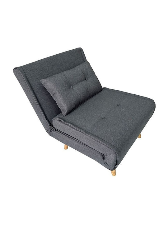 Sara Armchair Bed Gray 75x80x78cm
