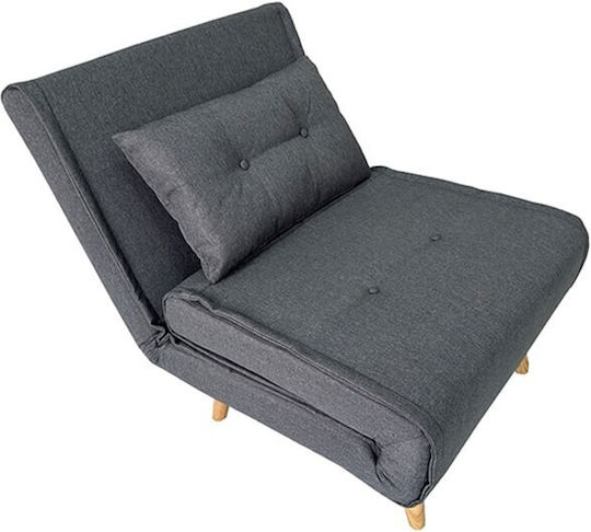 Sara Armchair Bed Gray 75x80x78cm