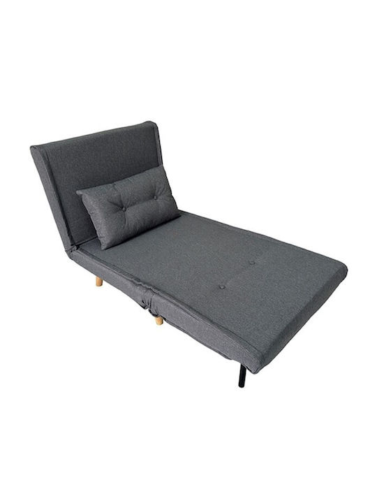 Sara Armchair Bed Gray 75x80x78cm