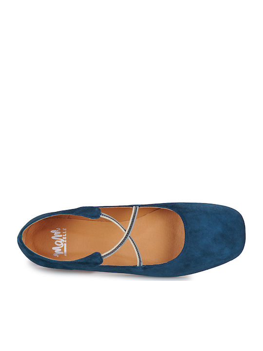 Damen Ballerinas Blaue