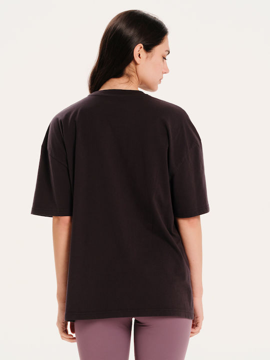 Γυναικείο Oversized T-shirt Navy Μπλε