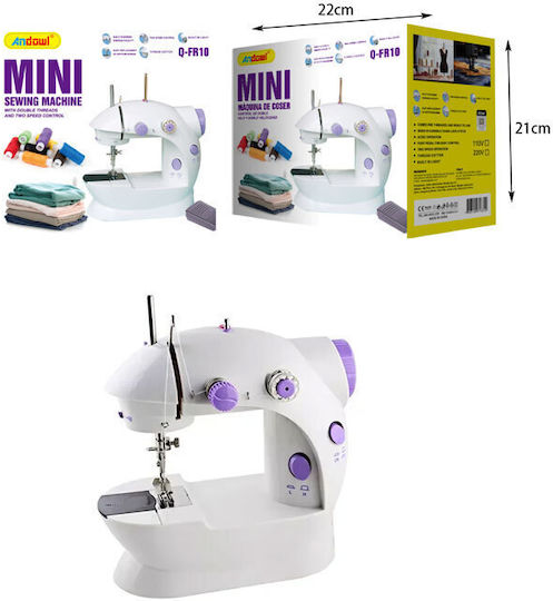 Andowl Mini-Nähmaschine Q-FR10