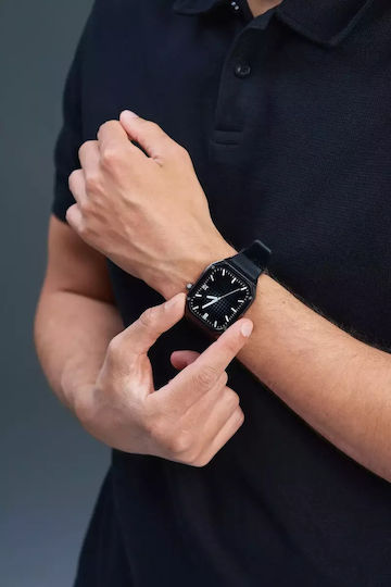 MaxCom FW65 Iron S 55mm Smartwatch with Heart Rate Monitor (Black)