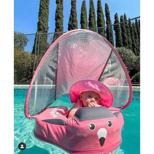 Mambobaby Σωσίβιο Swimtrainer με Σκίαστρο Ροζ