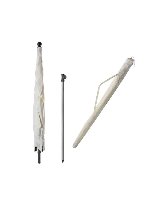 Umbrelă Pătrată Metalică Ecru 2.1x2.1xÎnălțime 2.48m