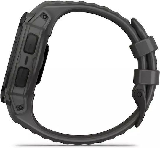 Garmin Instinct E 40mm Αδιάβροχο Smartwatch με Παλμογράφο (Black with Charcoal Band)