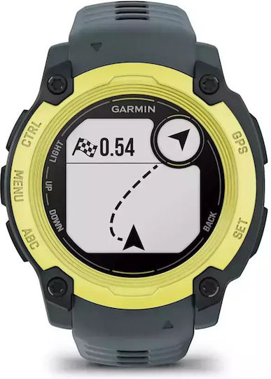 Garmin Instinct E 40mm Αδιάβροχο Smartwatch με Παλμογράφο (Electric Lime with Twilight Band)