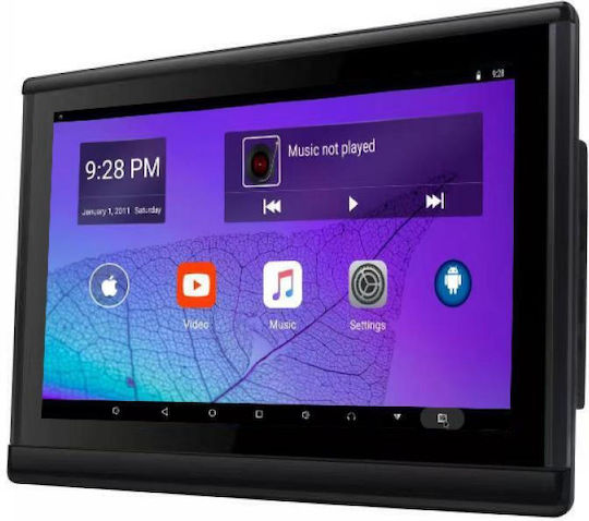 Seametal Hilfsbildschirm Für Autos Mit Touchscreen Multimedia Für Kopfstütze Mit Bluetooth GPS