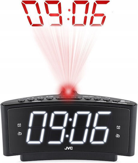 JVC Ceas De Masă Digital Negru JVC Ceas De Masă Digital Negru