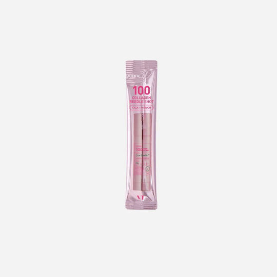 VT Cosmetics Kollagen Reedle Shot 100 Ampulle Serum Gesicht mit Kollagen für Revitalisierung 10x2ml