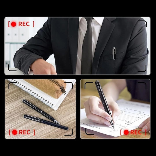Cameră Spion Stilou Iuni Px8 Full HD 16GB Înregistrare Audio-Video