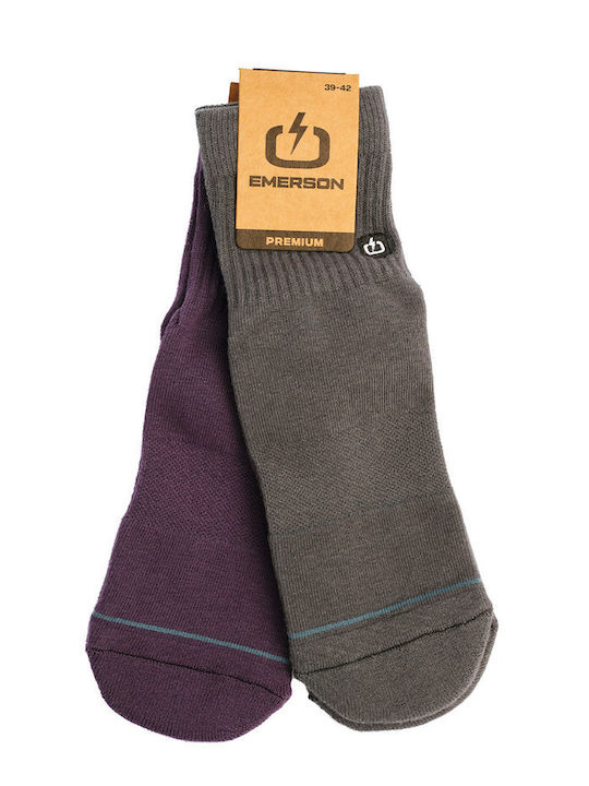 Emerson Basic Mid Crew Socks