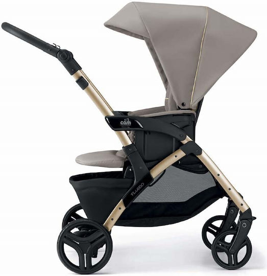 Cam Fluido Easy Adjustable 2 in 1 Baby Stroller Suitable for Newborn Beige