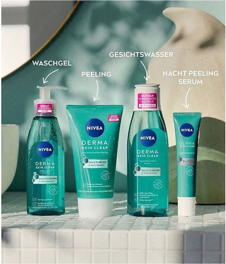 Nivea Derma Skin Clear Gel Cleansing Face for Acne-Prone Skin 150ml