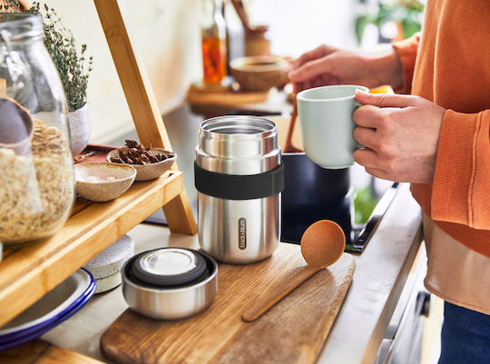 Black+Blum Lunchbox Isolierte Lunchbox Inox Silber 400ml 1Stück