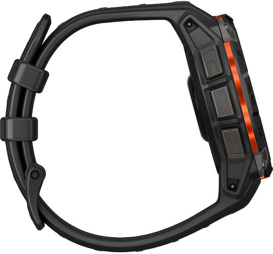 Garmin Instinct 3 Solar Aluminium 45mm Waterproof Smartwatch with Heart Rate Monitor (Black with Black Band)