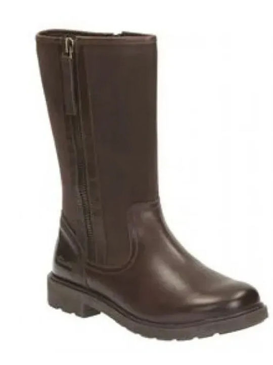 Ines Rain Lederne Kinderstiefel Braun