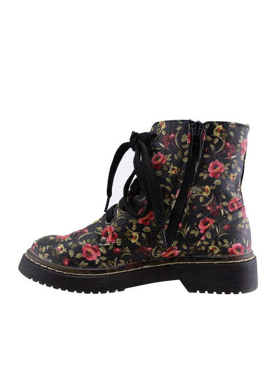 Kids Boots with Laces Multicolored