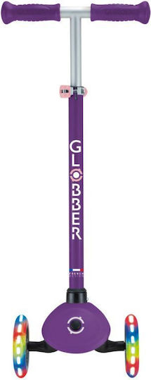 Globber Παιδικό Πατίνι Primo Lights Τρίτροχο με Led Φωτισμό Μωβ