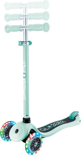 Globber Kids Scooter Primo Lights 3-Wheel Green