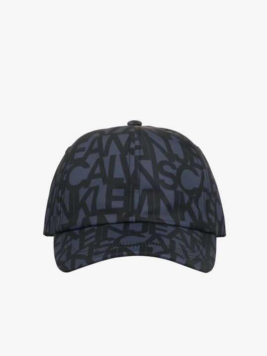 Calvin Klein Καπέλο Logo Baseball Iu0iu00701-0yf Γκρι-μαύρο