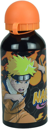 Gim Naruto Sticlă Pentru Copii Din Aluminiu Cu Capac Pop-Up Naruto 400ml