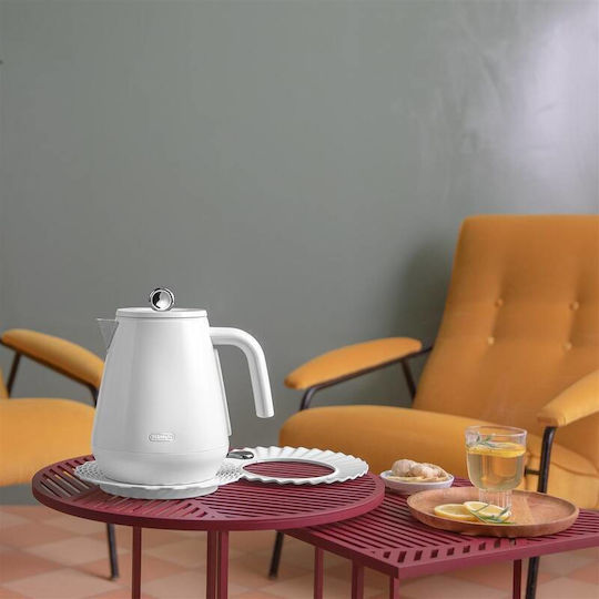 De'Longhi Eclettica Βραστήρας 1.7lt 2000W Λευκός