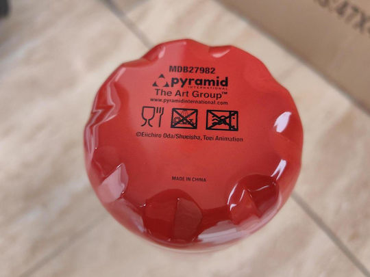 Pyramid International Plastic Kids Water Bottle One Piece with Screw-on Cap Non Spill Multicolour 540ml