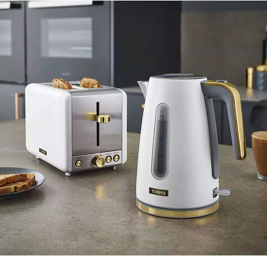 Tower Cavaletto Βραστήρας 1.7lt 3000W Λευκός