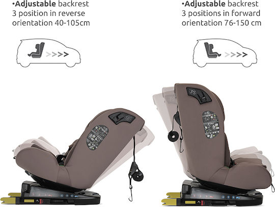 Lorelli Rodeo Καθισματάκι Αυτοκινήτου i-Size με Isofix Beige