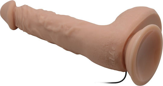 Beautiful Dildo με Όρχεις και Βεντούζα Flesh 25cm