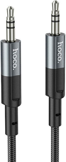 Hoco Кабел За Звук 3,5 мм Мъжки - 3,5 мм Мъжки Черен 1м 302287