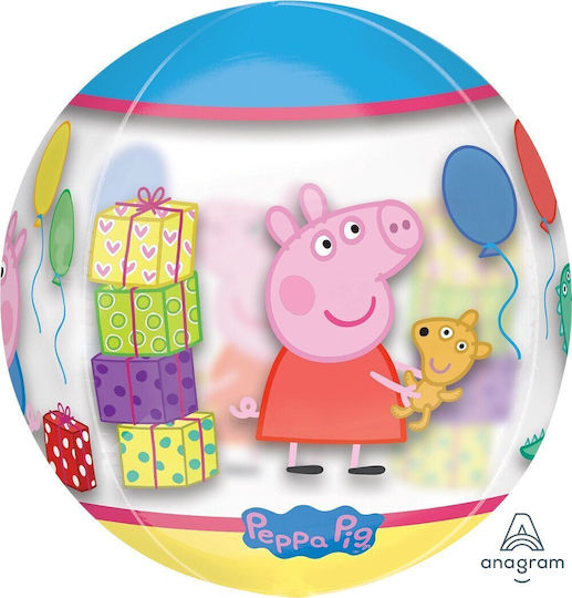 Luftballon Folie Rund Mehrfarbig 40cm