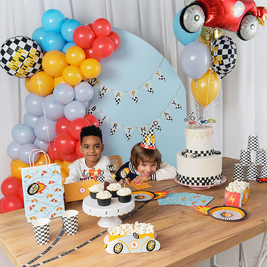 18'' Μπαλόνι Καρό Happy Birthday