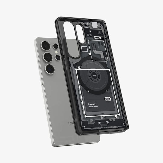 Spigen Ultra Hybrid Mag Umschlag Rückseite Silikon / Kunststoff 2mm Schwarz (Galaxy S25 Ultra,Samsung S25 Ultra)