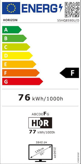 Horizon-Europe Smart Fernseher 55" 4K UHD QLED 55HQ8590U/D HDR (2023)