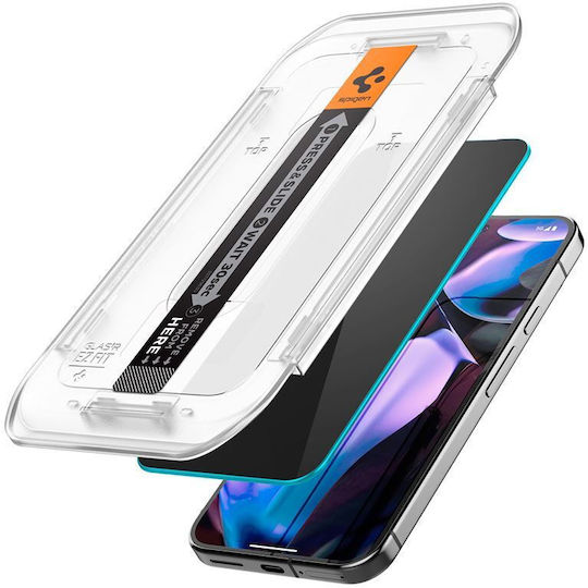 Spigen Glas.TR Ez Fit Privatsphäre Gehärtetes Glas 2Stück (Google Pixel 9 / 9 Pro / 10 / 10 Pro)
