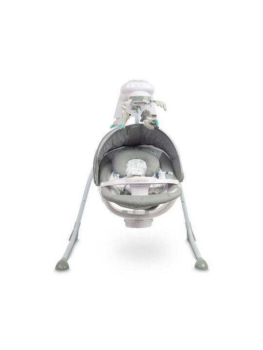 Caretero Electric Baby Relax Swing Raffi with Music Graphite for Child up to 12kg