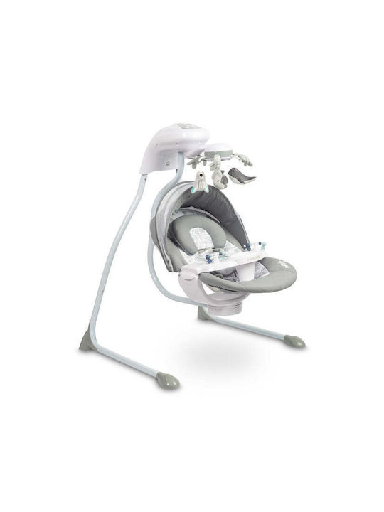 Caretero Electric Baby Relax Swing Raffi with Music Graphite for Child up to 12kg