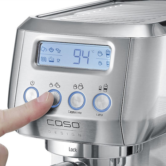 Caso Mașină de Espresso 1350W Presiune 20bar pentru Cappuccino Gri