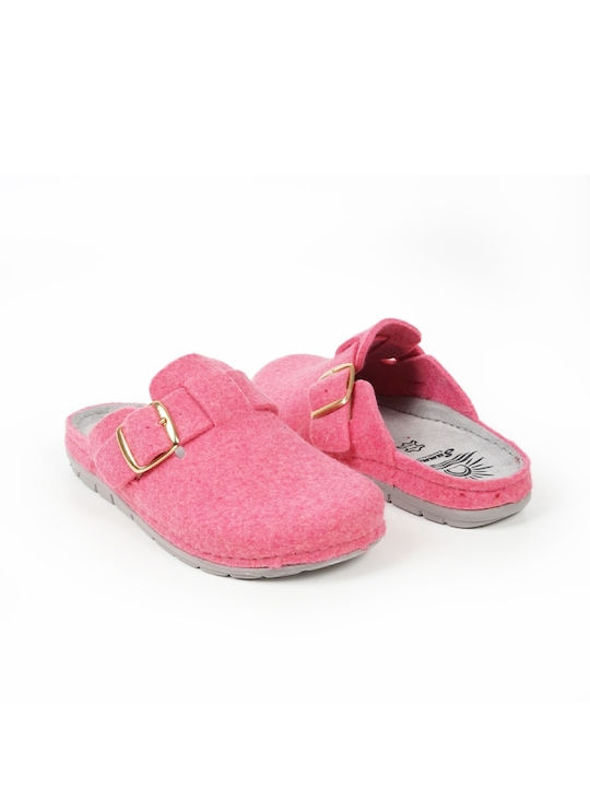 Fild Anatomic Anatomical Leather Women's Slippers in Pink color