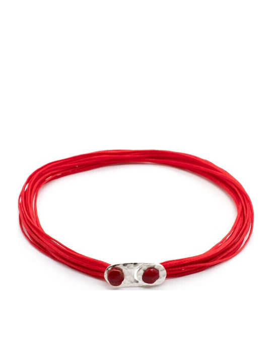 Armband "Gehämmert Minimal" Farbe Orange