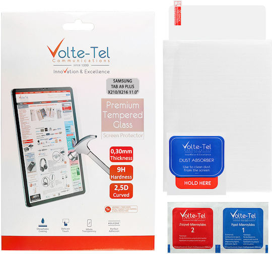 Volte-Tel 2.5D 0.3mm Full Glue Tempered Glass (Samsung Tab A9 Plus X210/X216)