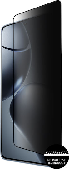 Idol 1991 0.25mm Vollkleber Privatsphäre Gehärtetes Glas Schwarz (Xiaomi 14T / 14T Pro)