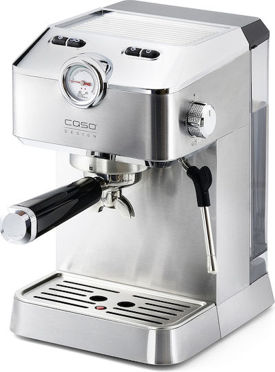 Caso Mașină de Espresso 1100W Presiune 19bar pentru Cappuccino Gri