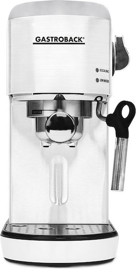 Gastroback Espressomaschine 1400W Druck 19bar Weiß